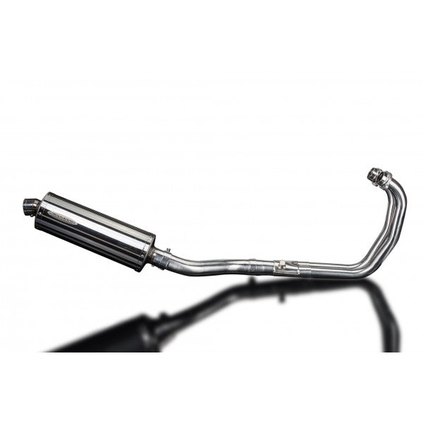 YAMAHA YZF-R3 MT-03 2015-2021 350MM OVAL STAINLESS FULL EXHAUST SYSTEM - Bikerr