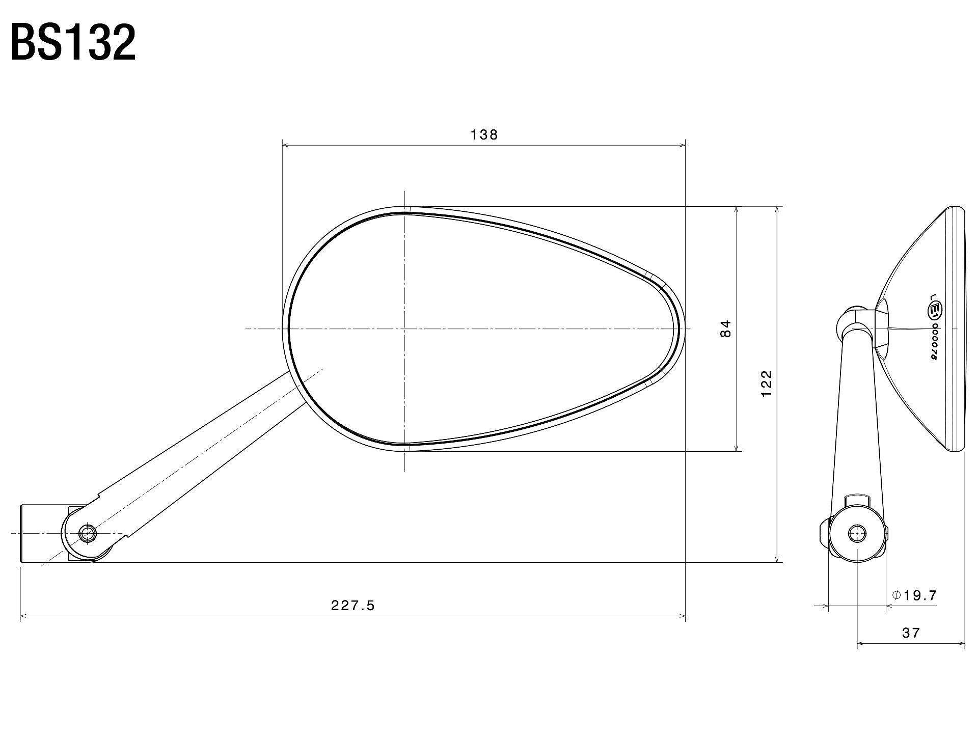 Radial RS Mirror - Bikerr