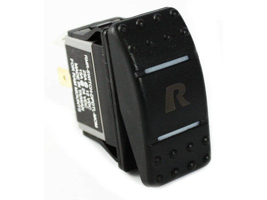 RAM-SWITCH-DPDTL-MOM - RAM DPDT MOM ROCKER SWITCH W/ LIGHT - Bikerr