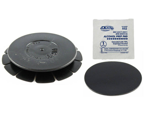 RAP-350BU - RAM Rose Adhesive Suction Cup Black Base - Bikerr