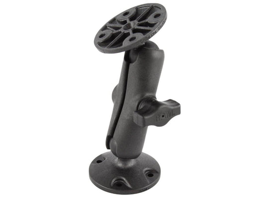 RAP-B-101U - RAM Composite Double Socket Mount with Two 2.5" Diameter Bases - Bikerr