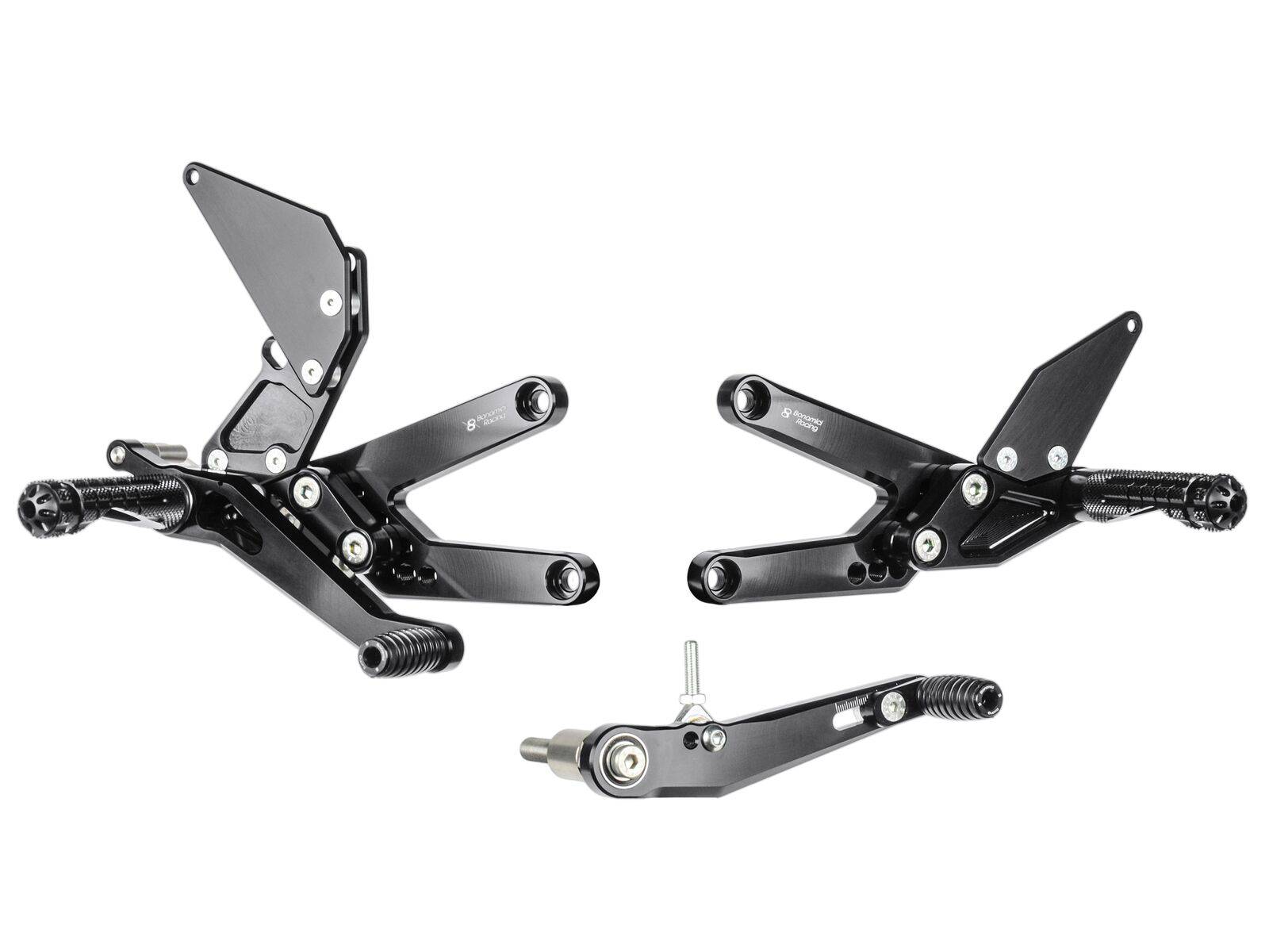 Rearsets Compatible With Triumph Daytona With Quickshifter (2013-2017) - Race Version - Bikerr