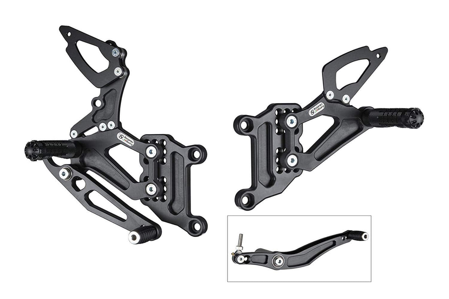 Rearsets To Suit Yamaha R1 (2004-2006) - Race Version - Bikerr