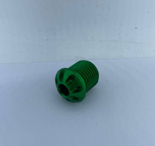 Replacement Cap For Rearsets - Green - Bikerr