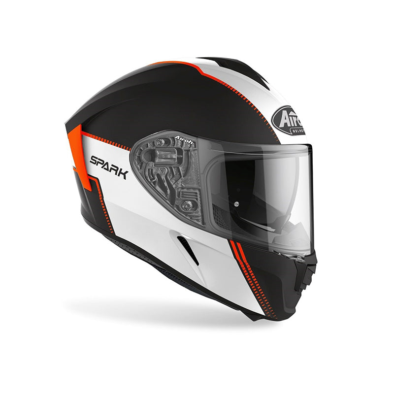 Spark Flow Orange Matt Helmet - Bikerr