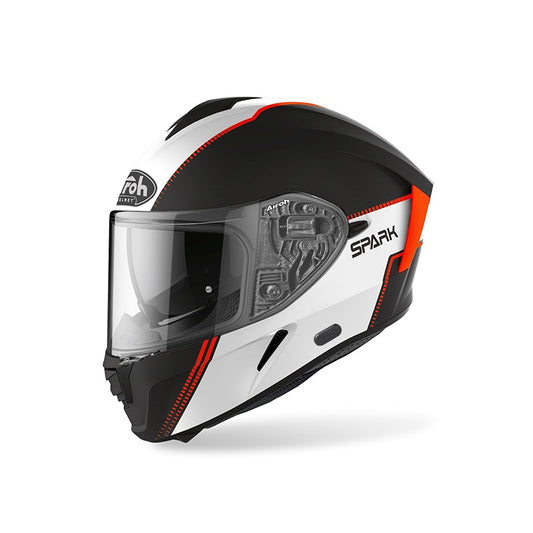 Spark Flow Orange Matt Helmet - Bikerr