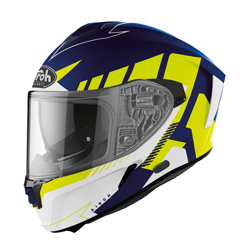 Spark ‘Rise’ Blue/Yellow Matt Helmet