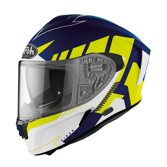 Spark ‘Rise’ Blue/Yellow Matt Helmet