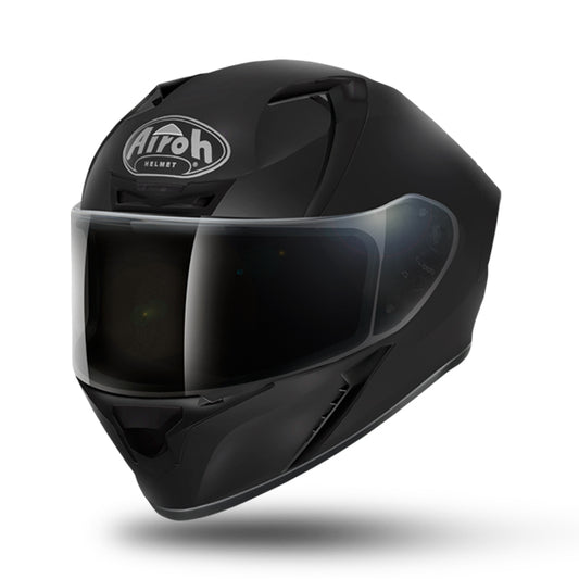 Valor Solid Matt Black Helmet