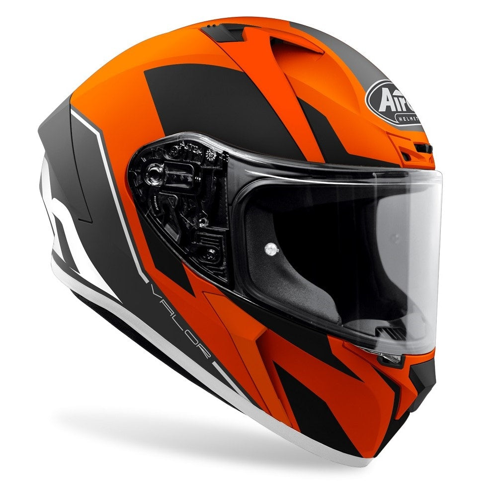 Valor ‘Wings’ Orange Matt Helmet - Bikerr